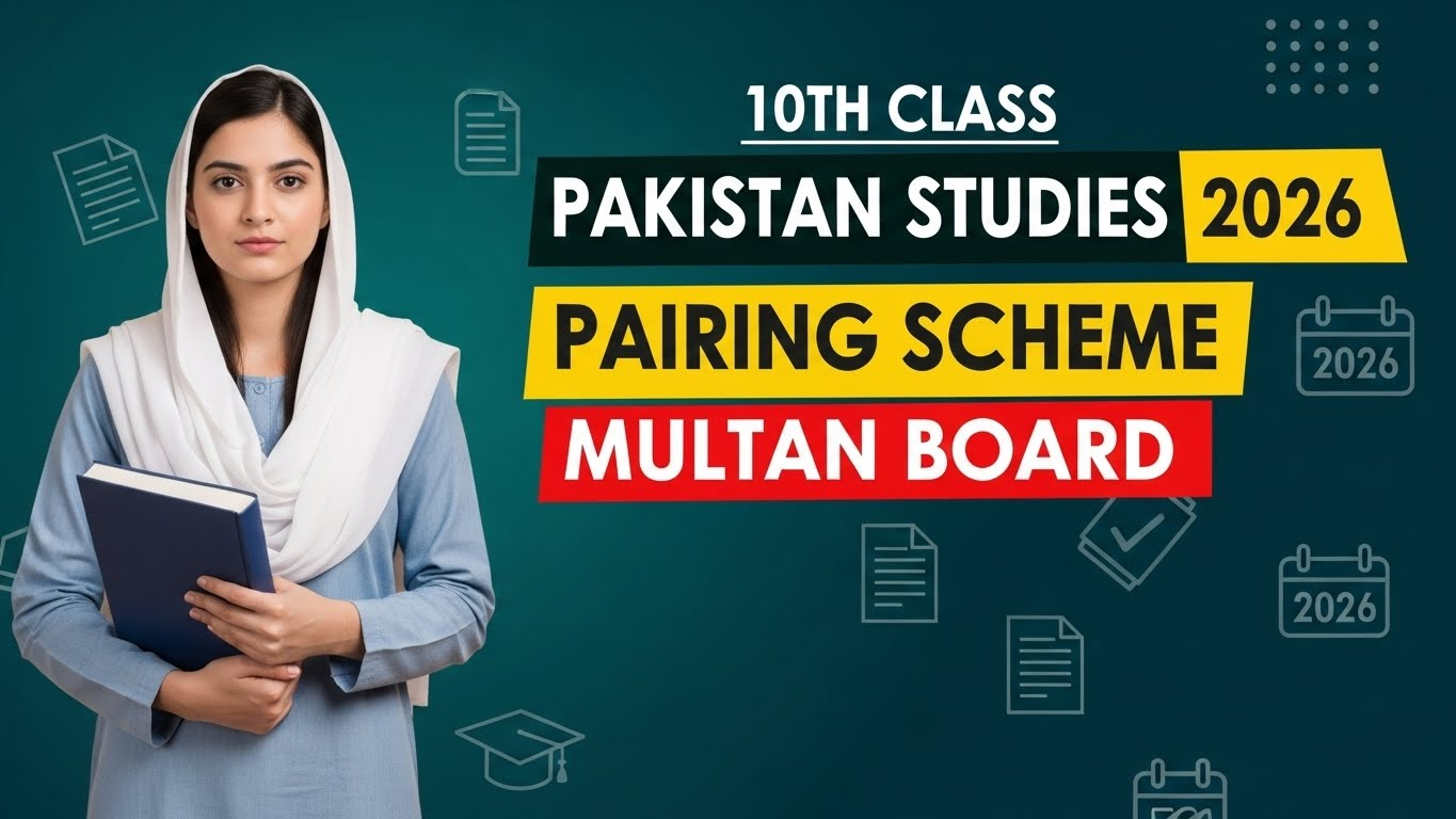 10th Class Pakistan Studies Pairing Scheme 2026 Multan Board