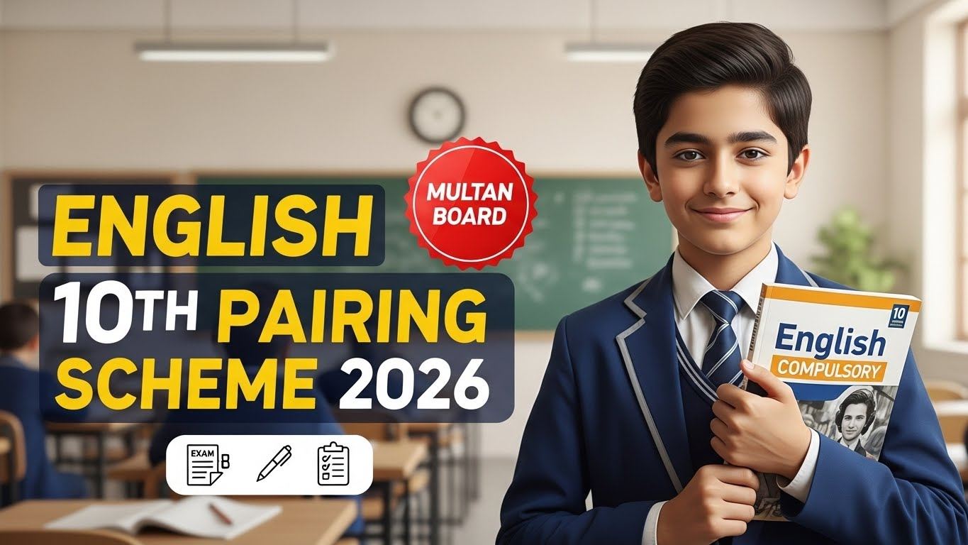 English 10th Class Pairing Scheme 2026 Multan Board