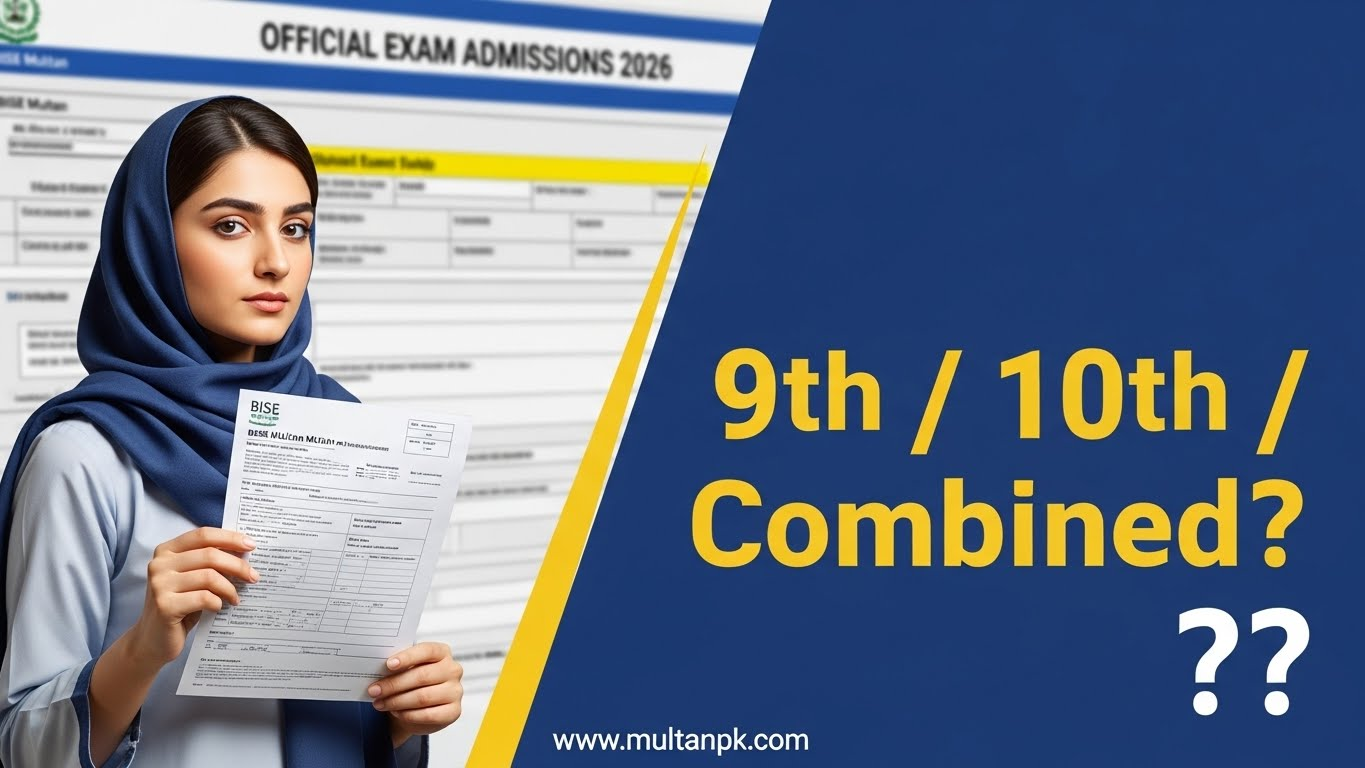 BISE Multan Private Candidates Admission Forms 2026