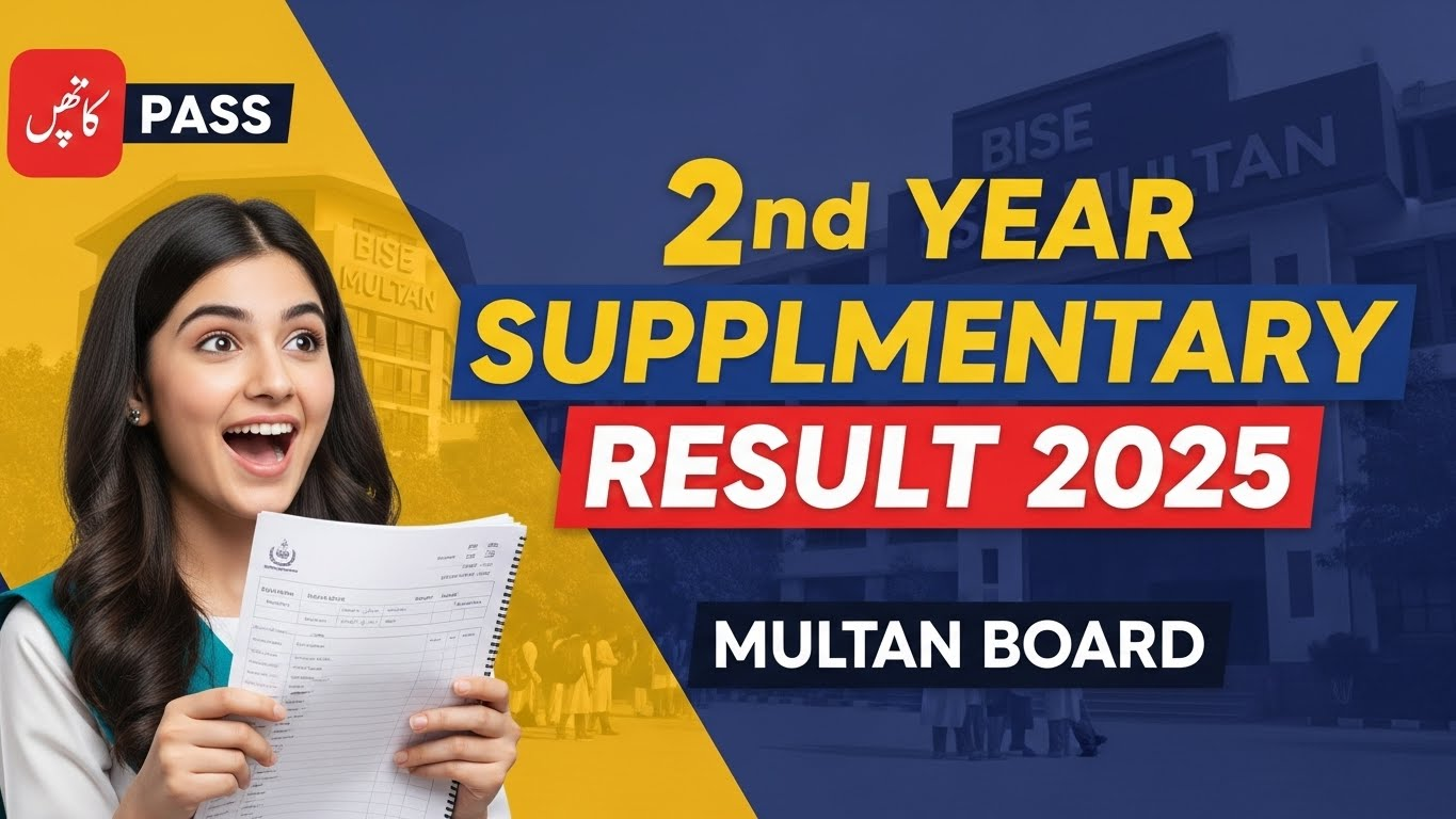 2nd Year Supplementary Result 2025 Multan Board