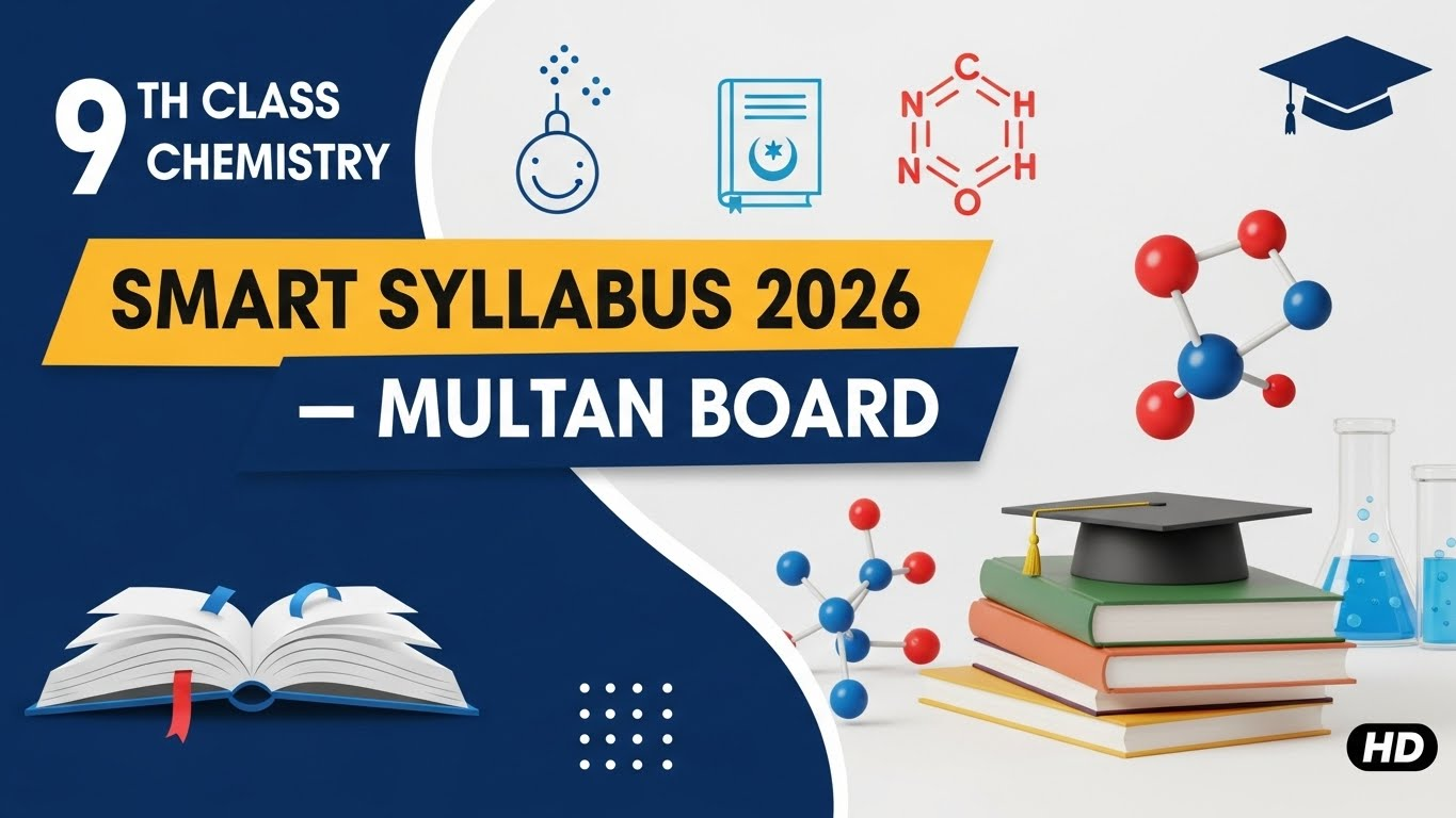9th Class Chemistry Smart Syllabus 2026 Multan Board