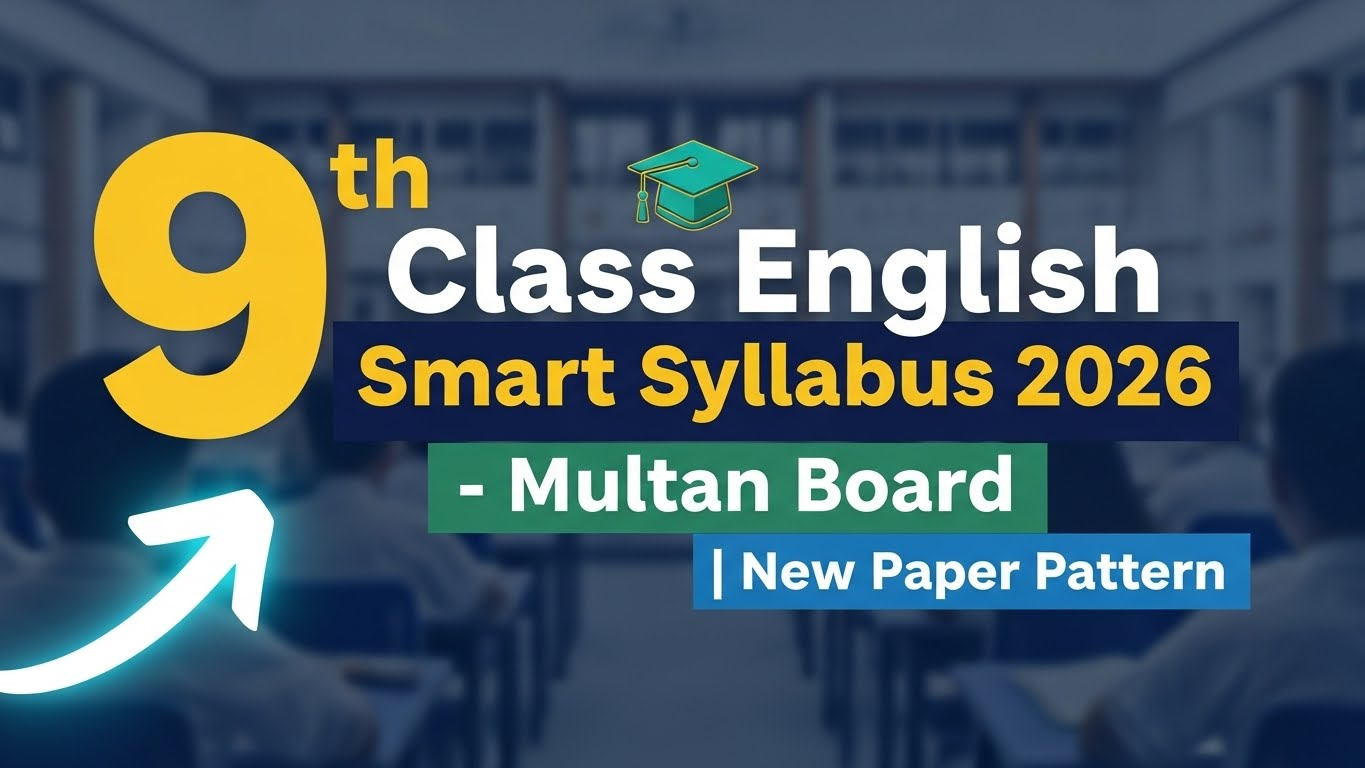 9th Class English Smart Syllabus 2026 Multan Board