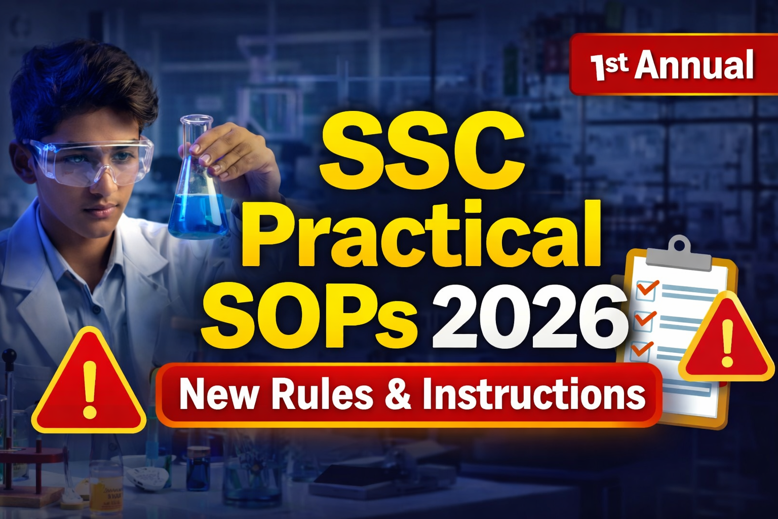 SOPs for Practical Examinations – SSC 1st Annual 2026